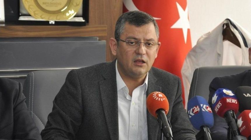 Chp Grup Başkan Vekili &Ouml;zg&uuml;r &Ouml;zel: