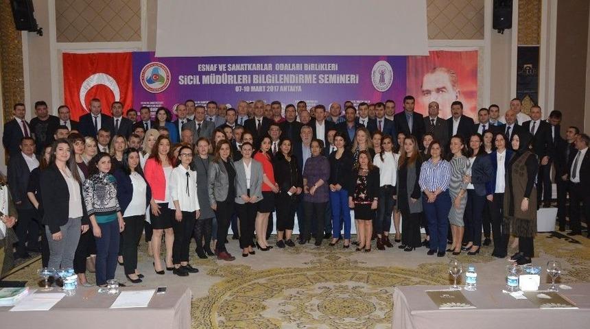 Sicil M&uuml;d&uuml;rleri Bilgilendirme Toplantısı