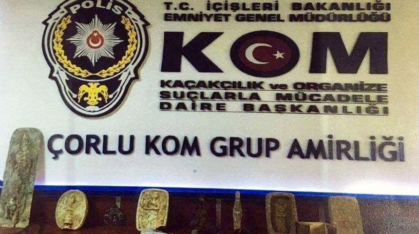 Tekirdağ&rsquo;da Tarihi Eser Operasyonu