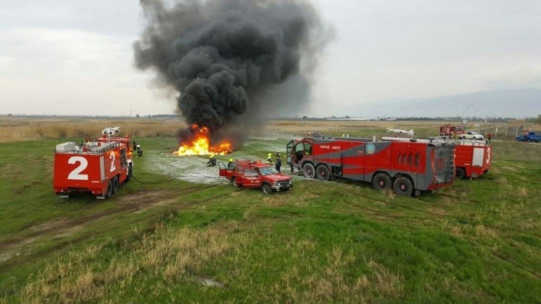 Koca Seyit&rsquo;te U&ccedil;ak Kaza Kırım Tatbikatı