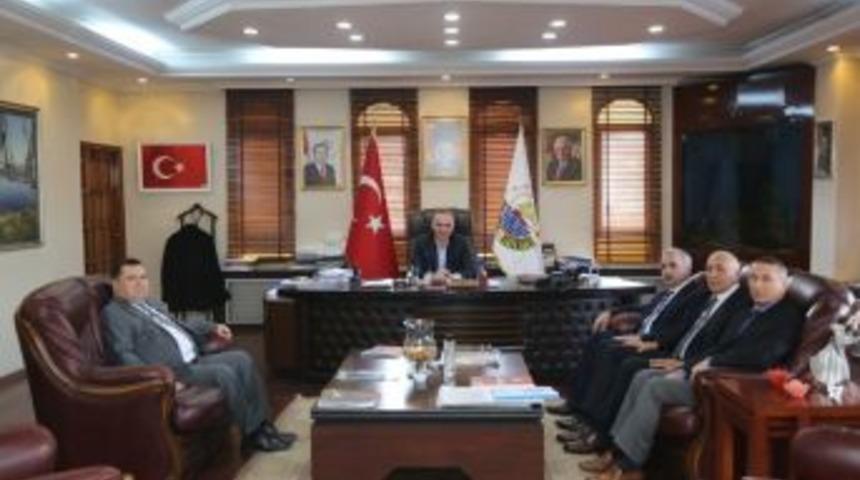 Vergi Daire Başkanı &Ccedil;elik&rsquo;den Yılmazer&rsquo;e Ziyaret