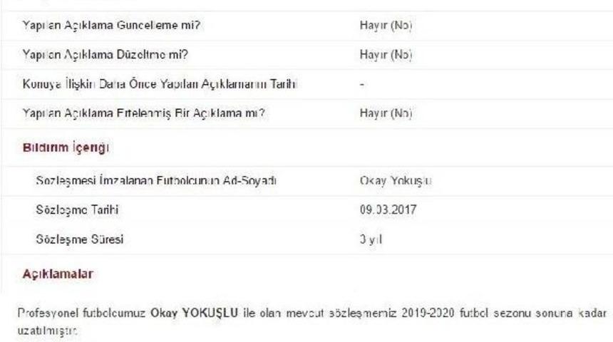 Trabzonspor&rsquo;Dan Okay Yokuşlu&rsquo;Ya Zam (2)