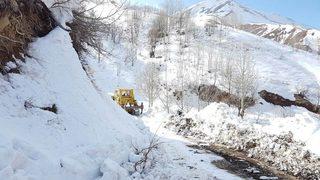 Bingöl’de Çığ Düşmesine Karşı Karla Mücadele