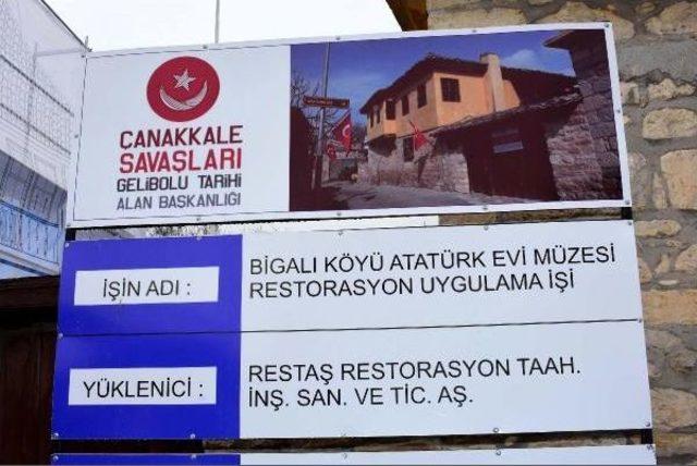 Bigalı'da Atatürk Evi Restore Ediliyor