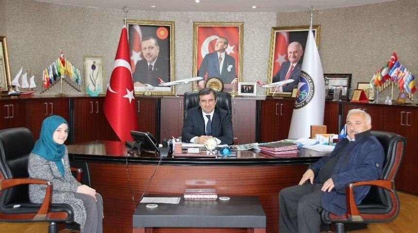 Başkan Yemenici’den Nisanur Ertuğ’a Hediye
