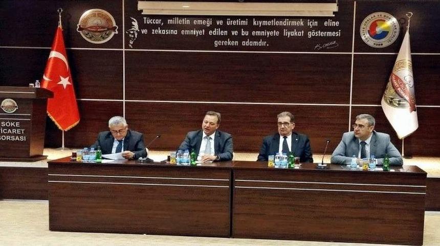 Aydın Ve S&ouml;ke Ticaret Borsası Meclisleri Ortak Buluştu