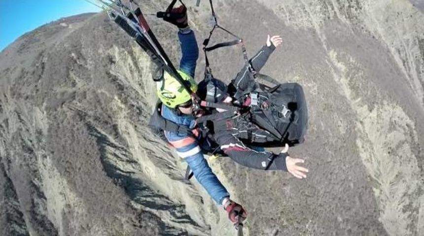 Engelli U&ccedil;ma Hayalini Yama&ccedil; Paraş&uuml;t&uuml; Ile Ger&ccedil;ekleştirdi