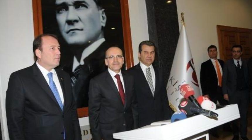 Başbakan Yardımcısı Şimşek Vali &Ccedil;elik'i Ziyaret Etti