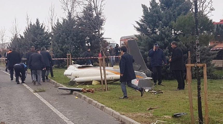 B&uuml;y&uuml;k&ccedil;ekmece&rsquo;de Helikopter D&uuml;şt&uuml;