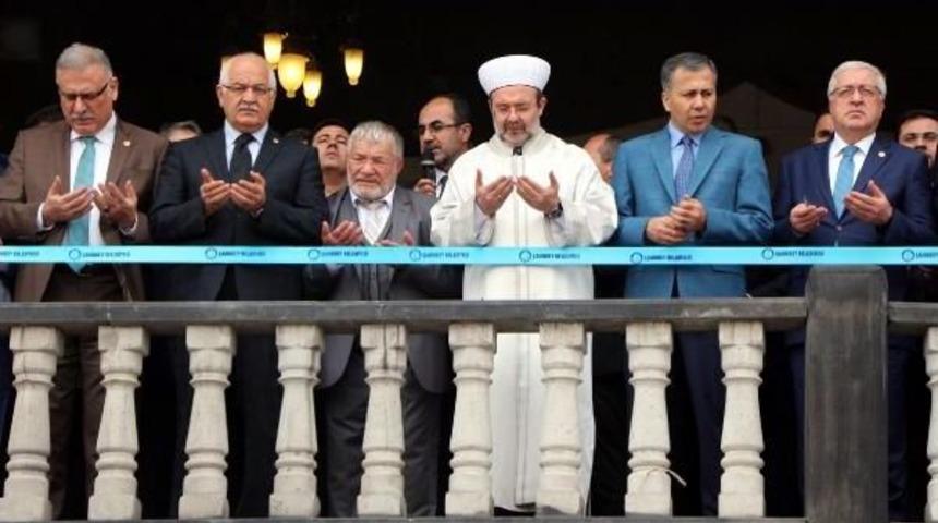 Diyanet İşleri Başkanı, Kubbesi Baklava Dilimli Caminin A&ccedil;ılışını Yaptı