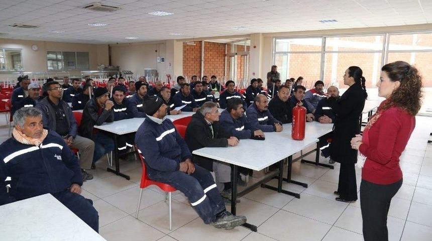 Turgutlu Belediyesi Personeline İş G&uuml;venliği Eğitimi