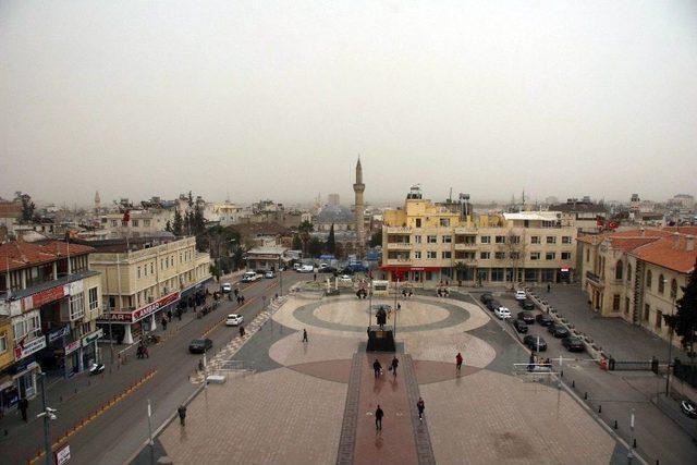 Suriye Üzerinden Gelen Kum Ve Toz Fırtınası Kilis’te Etkili Oldu