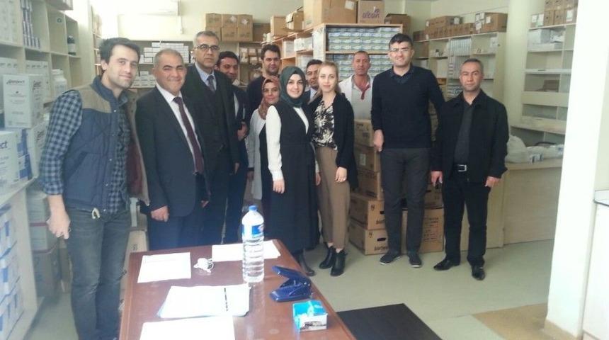 Genel Sekreter Erdoğan &Ouml;z&rsquo;den İl&ccedil;e Devlet Hastanelerini İnceleme