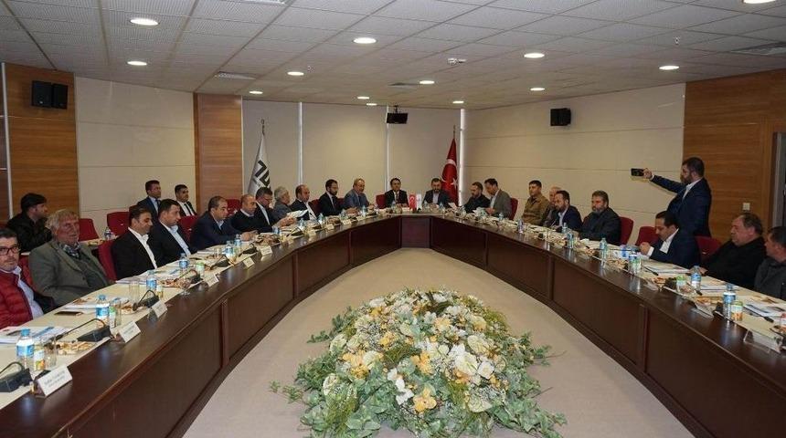 Vali Aktaş Bims Ve Ponza &Uuml;reticileri İle Toplantı Yaptı