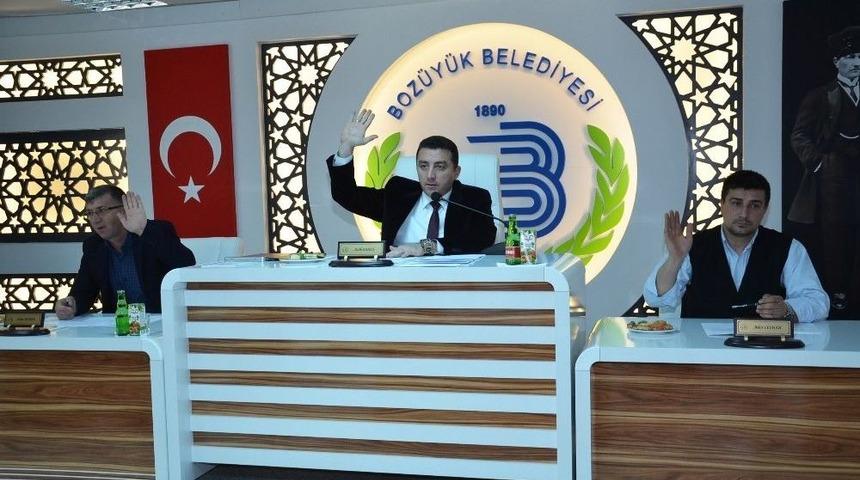Boz&uuml;y&uuml;k Belediyesi Mart Ayı Meclis Toplantıları Sona Erdi