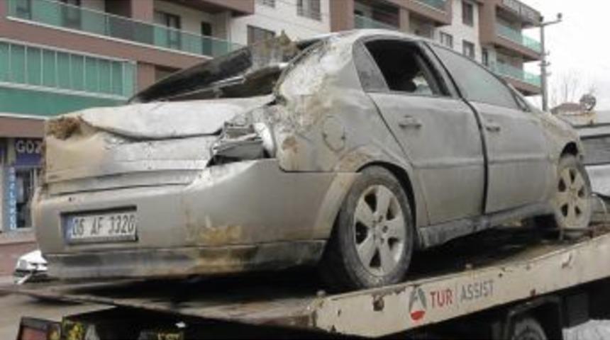 Kulu&rsquo;da Otomobil Takla Attı: 1 Yaralı