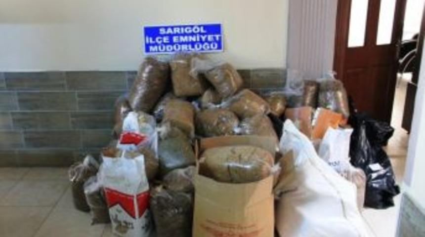 Sarıg&ouml;l&rsquo;de 250 Kg Ka&ccedil;ak T&uuml;t&uuml;ne El Konuldu