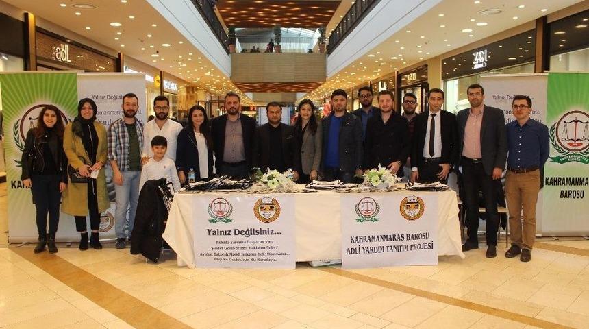 Kahramanmaraş Barosu&rsquo;ndan Avm Ziyaret&ccedil;ilerine Adli Yardım
