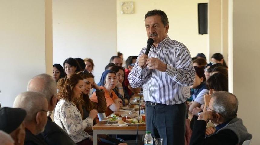 Başkan Ata&ccedil;, Deneyimli Vatandaşları Ziyaret Etti