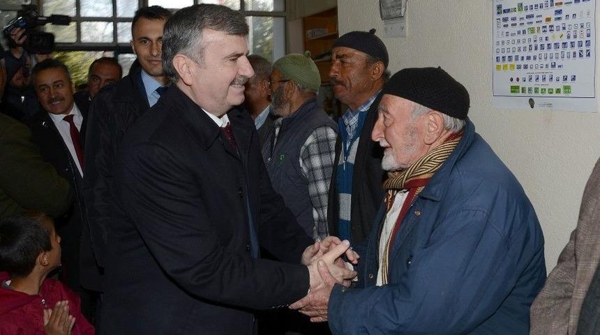 Başkan Aky&uuml;rek, Seydişehir&rsquo;de Yatırımları İnceledi