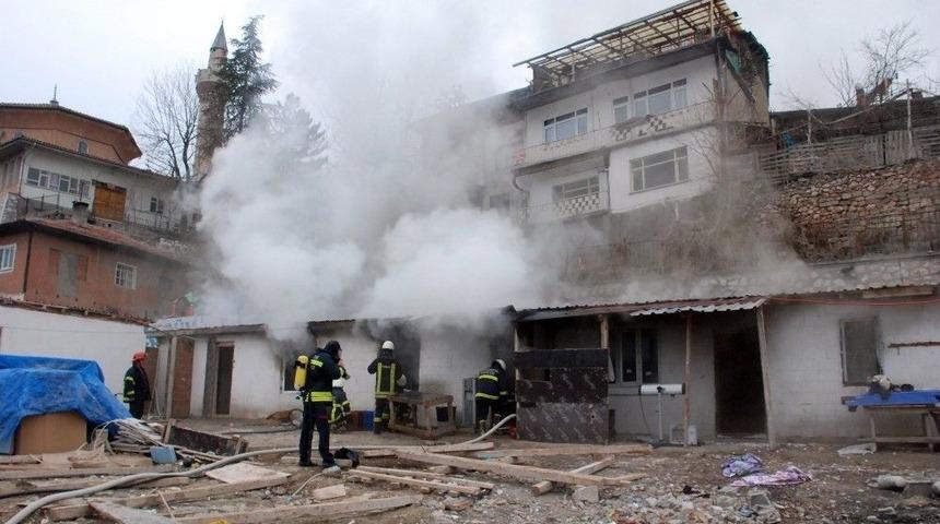 Tokat&rsquo;ta İş&ccedil;i Yemekhanesinde Yangın