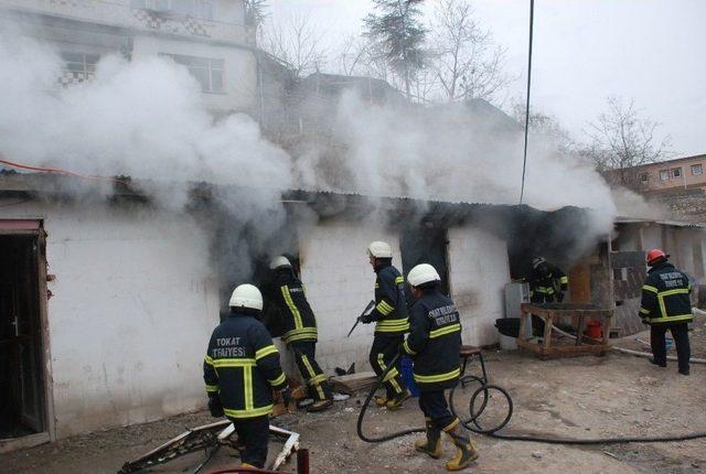 Tokat’ta İşçi Yemekhanesinde Yangın