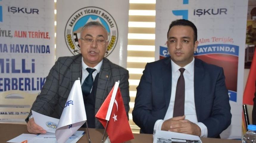 Aksaray Ticaret Borsasında İstihdam Seferberliği Toplantısı