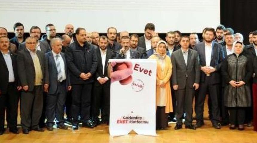 Gaziantep'te 156 Stk 'evet Platformu' Kurdu