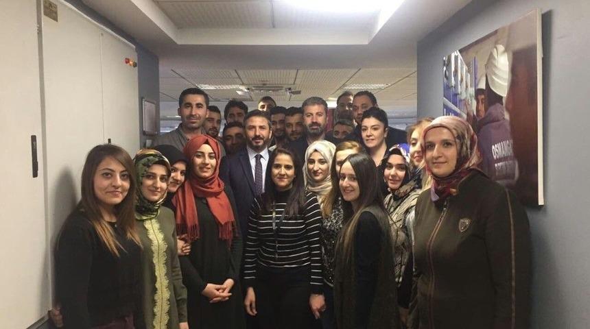 Tbmm Başkan Vekili Aydın&rsquo;dan &Ccedil;ağrı Merkezine Ziyaret