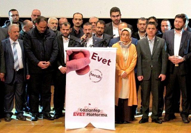 Gaziantep’te 156 Stk ‘evet’ Diyor