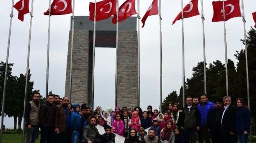 Suriyeli Yetimlerden Şehit Dedelerine Vefa Ziyareti