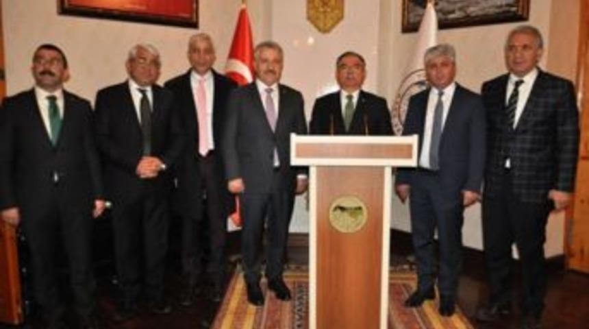 Bakan Yılmaz Ve Bakan Arslan&rsquo;dan Vali Doğan&rsquo;a Ziyaret