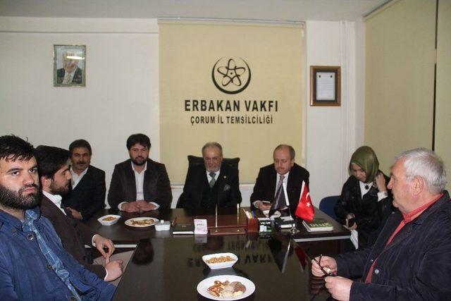 Ak Parti’den Türk Ocakları Ve Erbakan Vakfı’na Ziyaret