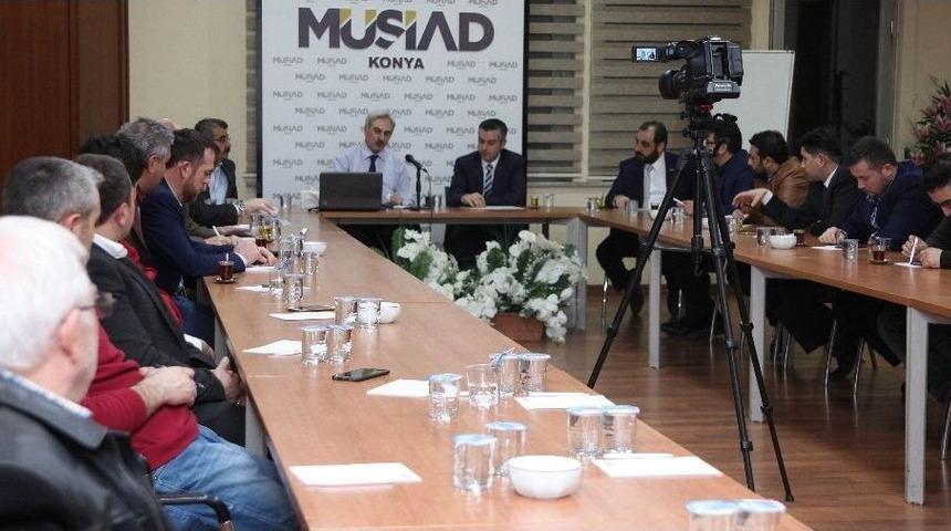 M&uuml;siad Konya Şubesi&rsquo;nde Konferans