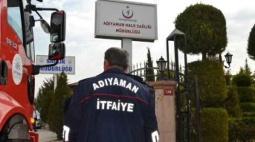 İl Halk Sağlığı M&uuml;d&uuml;rl&uuml;ğ&uuml;nde Yangın Paniği