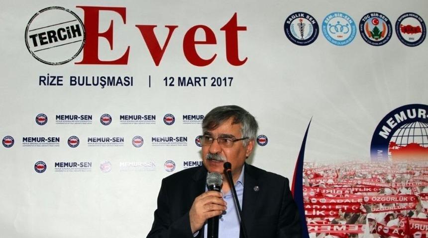 "memur-sen&rsquo;e Davet, Tercih Evet&rdquo; Buluşması Rize&rsquo;de Ger&ccedil;ekleştirildi