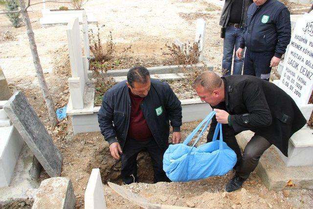 Balkonda Ölü Bulunan Bebek Kimsesizler Mezarlığına Gömüldü