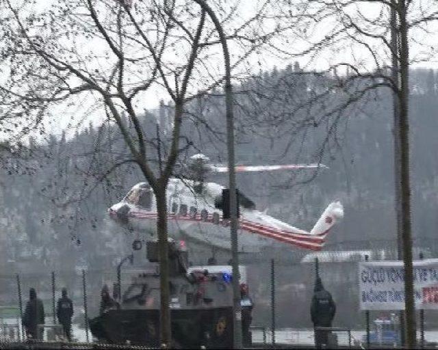 Cumhurbaşkanı Erdoğan İzmit'e Helikopterle Gitti