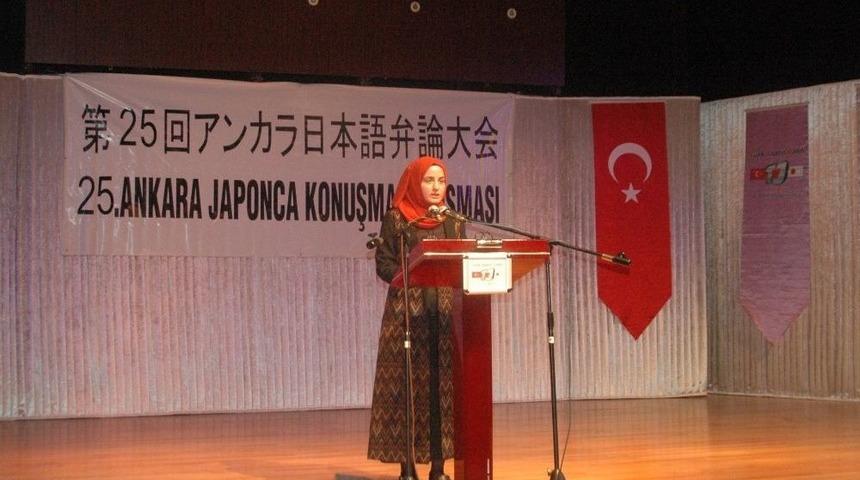 T&uuml;rk &Ouml;ğrenciler Japonca Yeteneklerini Sergiledi