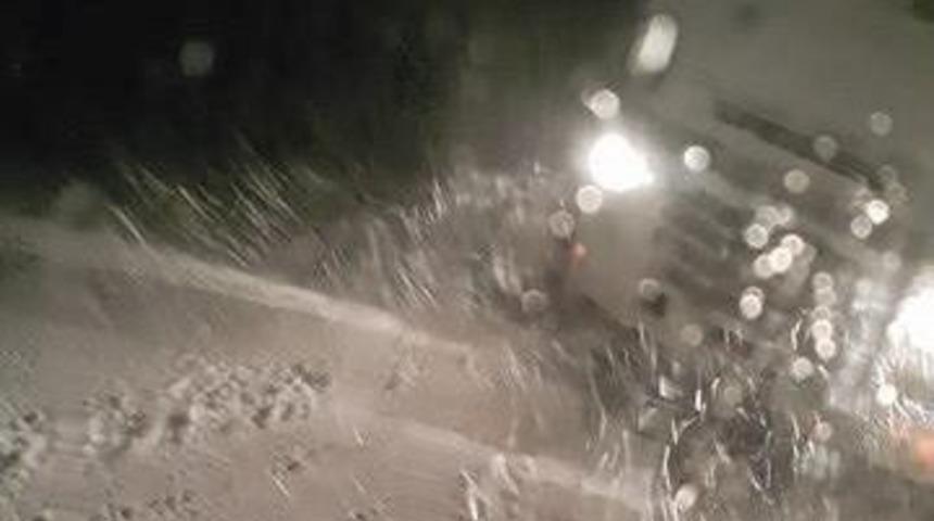 Malatya&rsquo;dan &Ccedil;ıkan 45 Yolcu Karayolunda Mahsur Kaldı