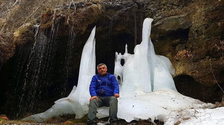 Buzla Kaplanan Şelaleler &Ccedil;&ouml;z&uuml;lmeye Başladı