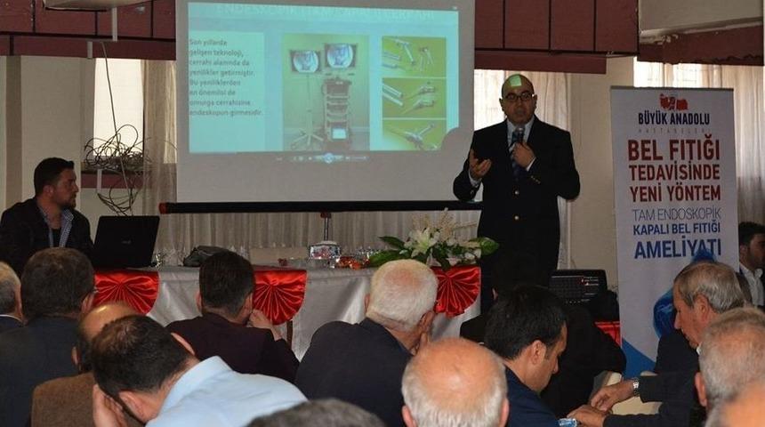 Tam Endoskopik Kapalı Bel Fıtığı Ameliyatı Taşova’da Anlatıldı