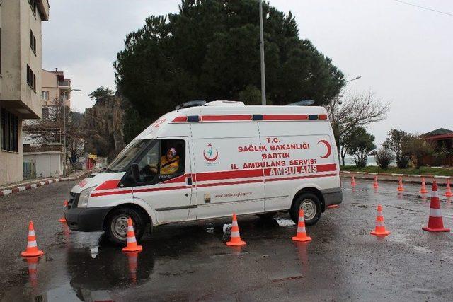 45 Personel Ambulans Sürüş Tekniği Eğitimi Aldı