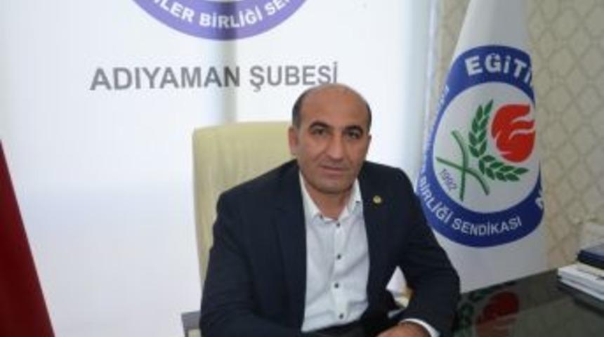 Eğitim Bir-sen Adıyaman Şube Başkanı Ali Deniz: