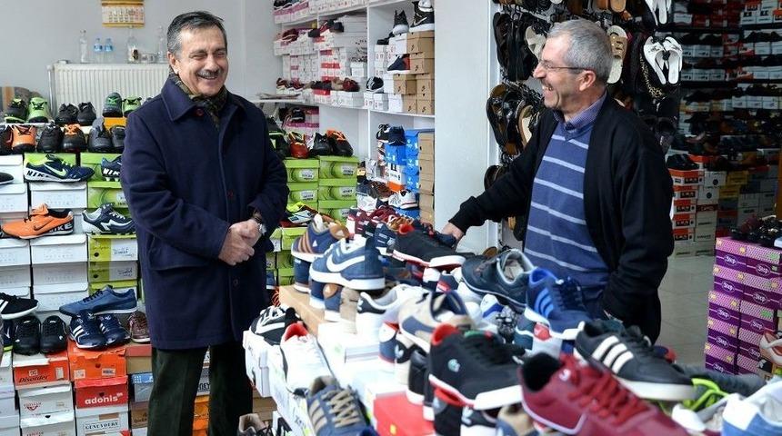 Başkan Ata&ccedil;&rsquo;ın Esnaf Ziyareti