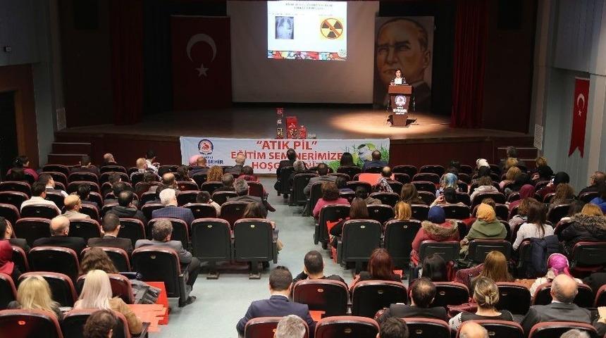 Denizli B&uuml;y&uuml;kşehir&rsquo;den &lsquo;atık Pil Eğitim Semineri&rsquo;