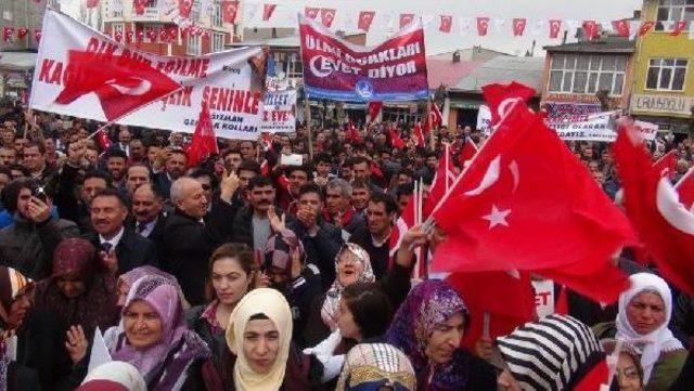 Bakan Arslan, Baba Ocağında Tam Destek Istedi