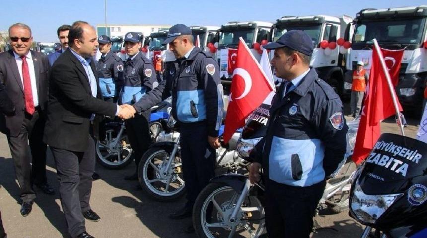 B&uuml;y&uuml;kşehir&rsquo;de Motorize Zabıta Ekipleri İşbaşında