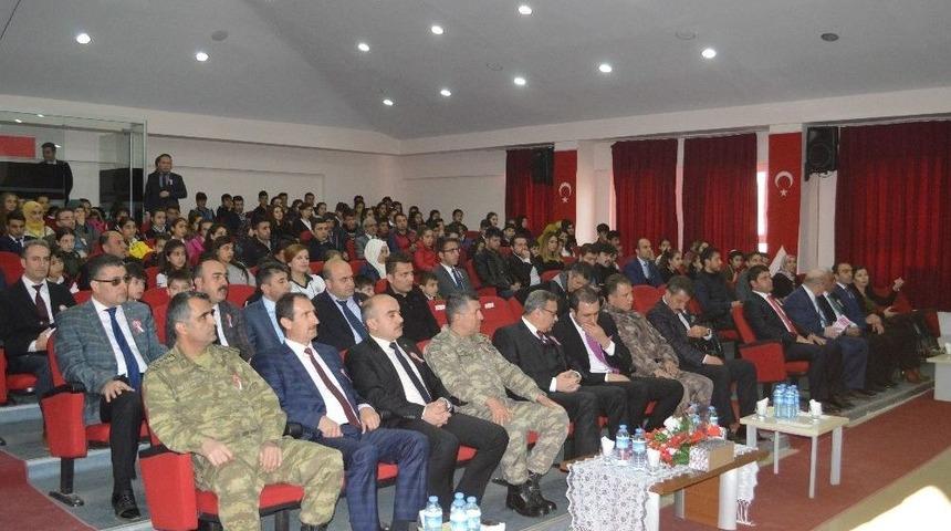 Şırnak’ta İstiklal Marşı’nın Kabulü Ve Mehmet Akif Ersoy’u Anma Günü Etkinliği