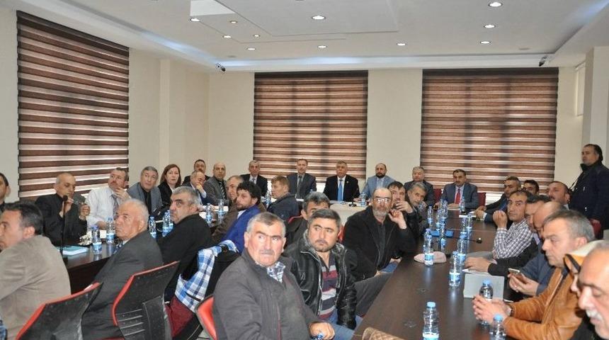 Develi Ovası Sağ Sahil Sulaması İ&ccedil;in İstişare Yapıldı